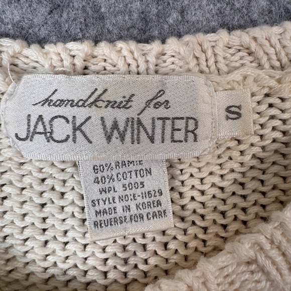 VTG 80s Colorblock Knit Sleeveless Sweater Cottagecore Womens Small Fruit Stripe - Picture 3 of 10